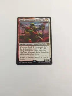 Raph & Leo, Sibling Rivals Teenage Mutant Ninja Turtles Regular NM MTG - Image 1