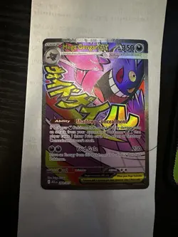 Pokemon Mega Gengar EX Full Art Holo Card 269/217 ASC English 2023 - Image 1