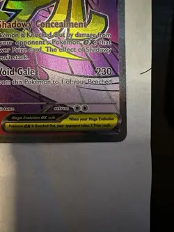 Pokemon Mega Gengar EX Full Art Holo Card 269/217 ASC English 2023 - Image 4