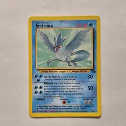 Pokemon Articuno Fossil Rare 17/62 70 HP Basic Unlimited Regular Wizards 1999 - Image 1