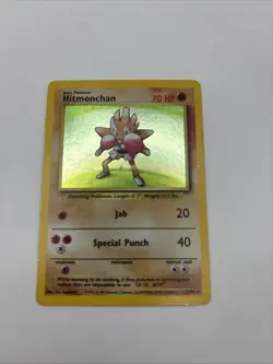 ✨ Pokemon TCG – Hitmonchan – Base Set – 1999 – Holo Rare - Image 1