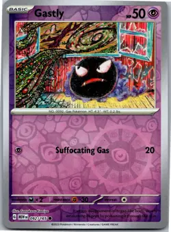 Gastly - SV: Scarlet & Violet 151 092/165 - Common - NM Pokemon TCG - Image 1