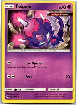 Poipole - SM - Lost Thunder 107/214 - Common - NM Pokemon TCG - Image 1