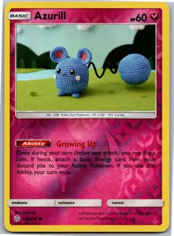 Azurill - SM - Cosmic Eclipse 146/236 - Common - NM Pokemon TCG - Image 1