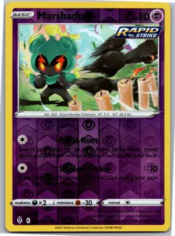 Marshadow - SWSH07: Evolving Skies 080/203 - Holo Rare - NM Pokemon TCG - Image 1