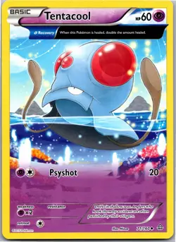 Tentacool (Alpha) - XY - Primal Clash 71/160 - Uncommon - NM Pokemon TCG - Image 1