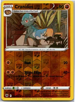 Cranidos - SWSH10: Astral Radiance 076/189 - Uncommon - NM Pokemon TCG - Image 1