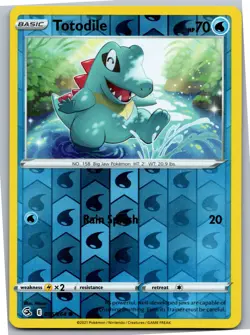 Totodile - SWSH08: Fusion Strike 055/264 - Common - NM Pokemon TCG - Image 1