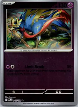 Zacian - - ME02: Phantasmal Flames 045/094 - Rare - NM Pokemon TCG - Image 1