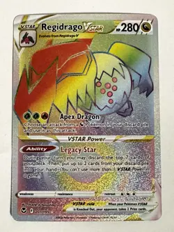 Pokemon - Silver Tempest - Regidrago VSTAR 201/195 PACK FRESH! - Image 1