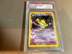 2000 Pokemon Rocket 1st Edition Holo #9 Dark Hypno Mint PSA 9 - Image 1