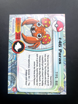 Paras 1999 1st Print Topps Holo Foil #46 Pokemon Card LP - Image 2