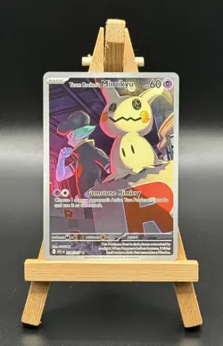 238/217 Pokemon TCG Ascended Heroes Team Rocket’s Mimikyu Illustration Rare - Image 1