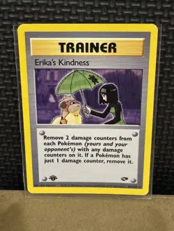 2000 Pokemon Gym Challenge - Erika’s Kindness - 1st Edition Ungraded 103/132 - Image 1