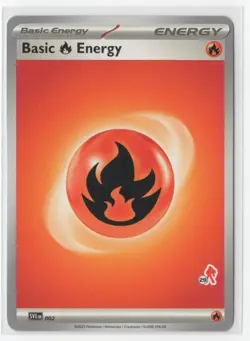 Pokemon Fire Energy SVE 002 Armarouge Stamp #29 - Image 1