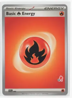 Pokemon Fire Energy SVE 002 Armarouge Stamp #26 - Image 1