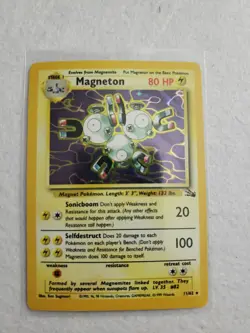 Pokemon Magneton Holo 11/62 Fossil - Image 1