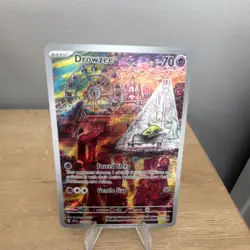 Pokemon Drowzee Illustration Rare Full Art Holo SV01 210/198 70 HP Forced Sleep - Image 1