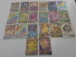 Pokemon Card Lot – V, VMAX, Full Art, & Promo Cards (Near Mint) - Image 1
