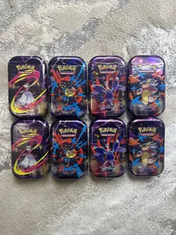 Pokemon TCG: Mega Evolutions - Mega Heroes Mini Tin Set of 8 – BRAND NEW✅ - Image 1