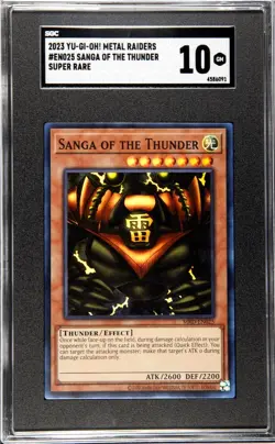 SGC 10 Yugioh - Sanga Of The Thunder Super Rare - MRD-EN025 - Image 1