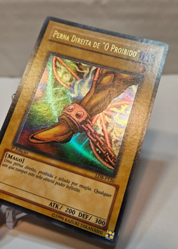 Right Leg of the Forbidden One LDP-P120 PORTUGUESE Ultra Rare 1st Ed Yugioh 918 - Image 3