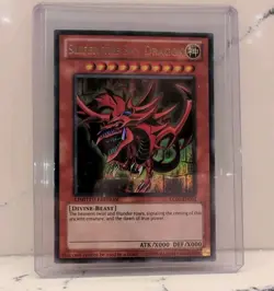 Yu-Gi-Oh! TCG Slifer The Sky Dragon YMA-EN001 Secret Rare Monsters Worldwide - Image 1