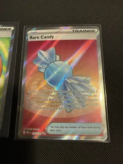 Pokemon TCG MEG Foil Card Lot - Buddy-Buddy Poffin, Rare Candy, 2 Cards - Image 2