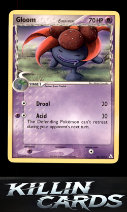 Gloom (Delta Species) 42/110 Uncommon Holon Phantoms Pokemon Card NM - Image 1