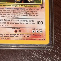 Pokemon TCG Charizard Base Set 2 Holo Card 4/130- Mint - Image 2