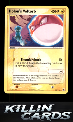 Holon's Voltorb 71/113 Common Delta Species Pokemon Card NM - Image 1