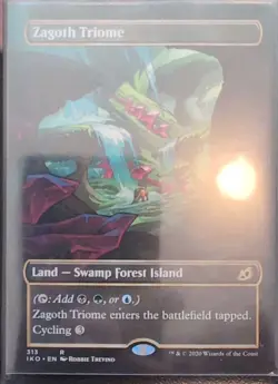 Zagoth Triome Ikoria: Lair of Behemoths Regular Magic Card Full Art - Image 1
