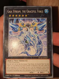 DUAD-EN047 Gaia Stream, the Graceful Force : Common Card : 1st Edition : YuGiOh - Image 1