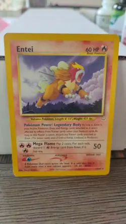ENTEI Volcano POKEMON 2000 Nintendo NEO Revelations Trading Card 17/64 - Image 1