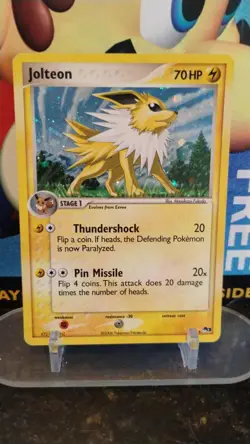 JOLTEON Pop Series 3 POKEMON Holo 2006 Trading Card 3/17 - Image 1