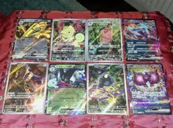 Pokemon TCG Mixed 8 AR & Ex Card Lot - Image 1