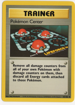 Pokemon Center 85/102 Base Set Pokemon Card - Image 1