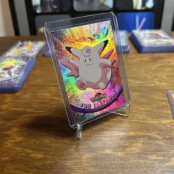 Clefable #36 - Pokemon Topps Series 1 Card *EXC* Holo - BLUE LABEL - Image 2