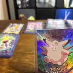 Clefable #36 - Pokemon Topps Series 1 Card *EXC* Holo - BLUE LABEL - Image 4