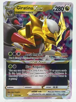 Giratina VSTAR 131/196 SWSH Lost Origin Holo Ultra Rare Pokemon TCG Card NM/M - Image 1