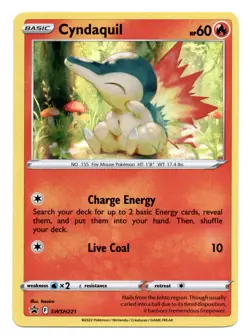 Cyndaquil SWSH221 SWSH: Sword & Shield Promo Cards Holo - Image 1
