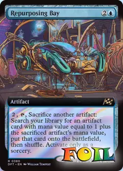 Repurposing Bay Extended Art 0380 MTG Aetherdrift Rare NP Foil - Image 1