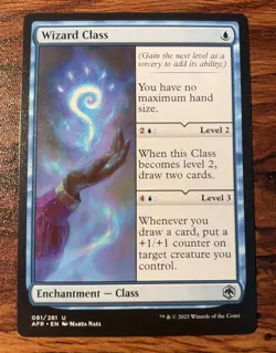 1X MTG Wizard Class Adventures in the Forgotten Realms AFR NM/M X1 - Image 1