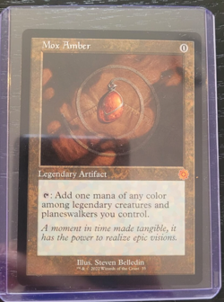 MTG, The Brother's War, Retro Artifacts frame - Mox Amber - NM/M - Image 1