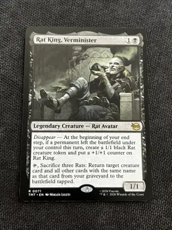Rat King, Verminister Teenage Mutant Ninja Turtles Regular MTG - Image 1