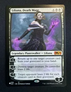 Liliana, Death Mage *Mythic Rare* Magic MtG x1 MB2 Mystery Booster 2 - NM/MINT - Image 1