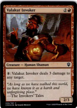 MTG Valakut Invoker Commander Legends FOIL Common #206 - Image 1