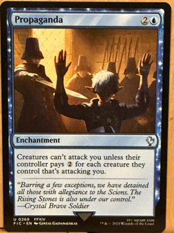 LIMITED EDITION Final Fantasy FFXIV MtG Propaganda Unplayed NM - Image 1