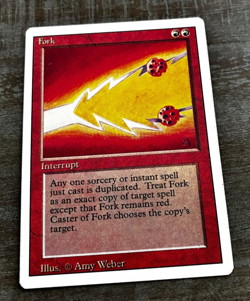 Fork "Revised Edition" Regular (NM) Magic The Gathering - Image 1