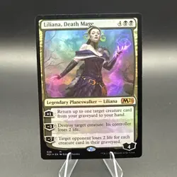 Liliana, Death Mage Core Set 2021 328 M Foil MTG TCG M21 - Image 1
